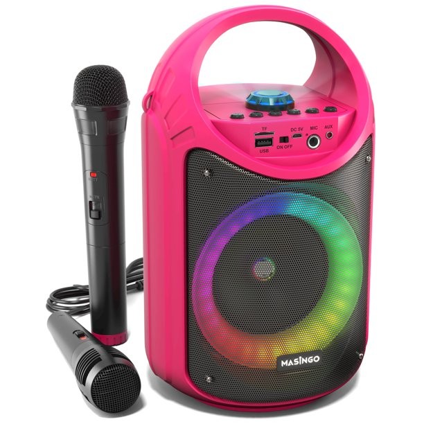 camaras y audio - Bocina de karaoke Bluetooth MAING6 5