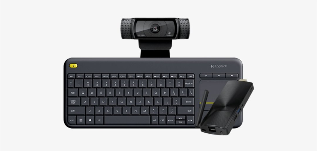 computadoras y laptops - TECLADO Y TOUCHPAD LOGITECH K400 PLUS USB WIRELESS RECEIVER 2.4GHZ WIRELESS,ESPA 2