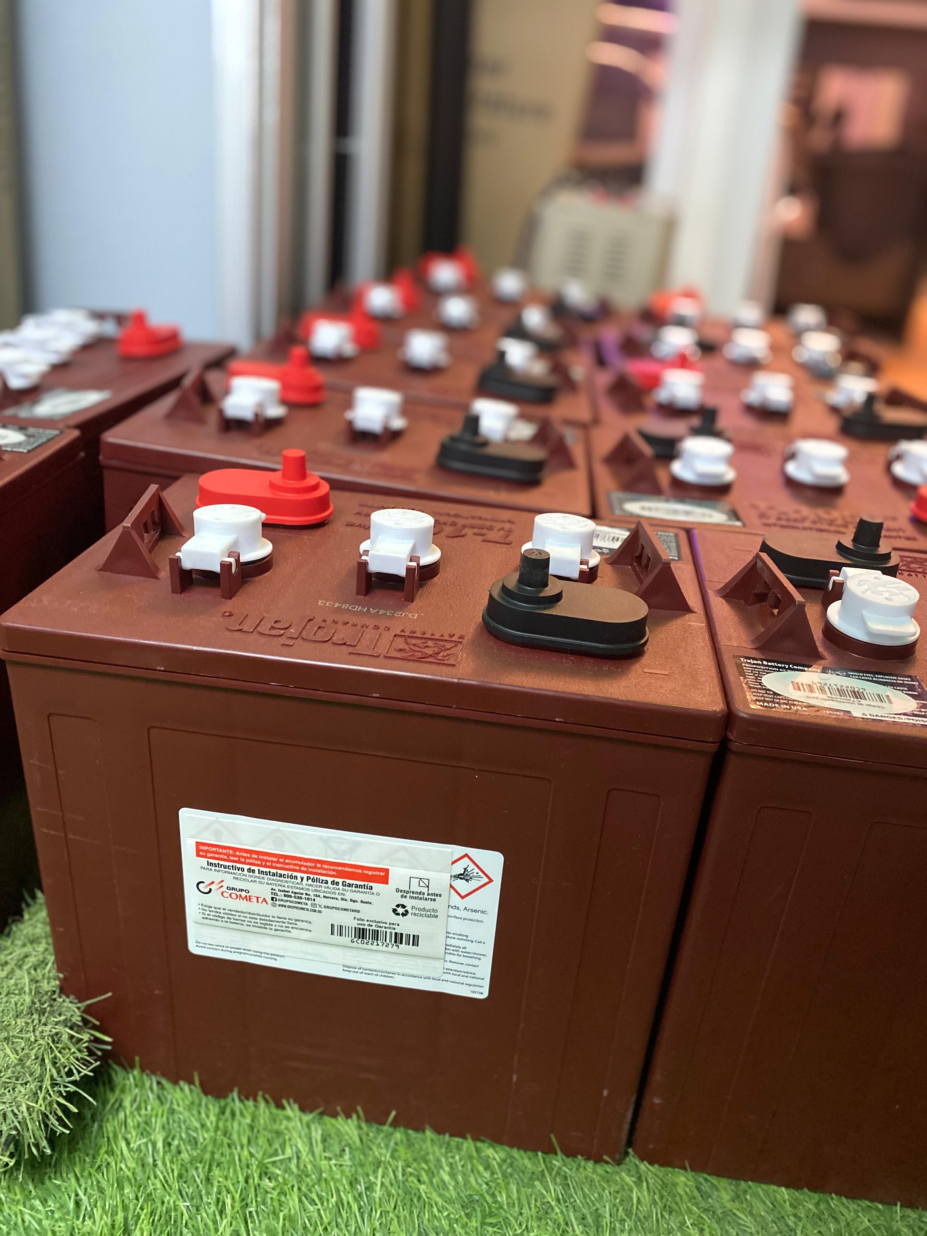 plantas e inversores - baterías trojan 6 volt nuevas  0