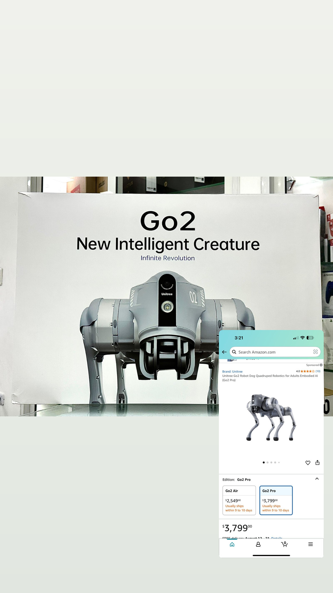 otros electronicos - Robot Inteligente Unitree Go2 | Edición Avanzada | Cuadrúpedo Autónomo | Nuevo 