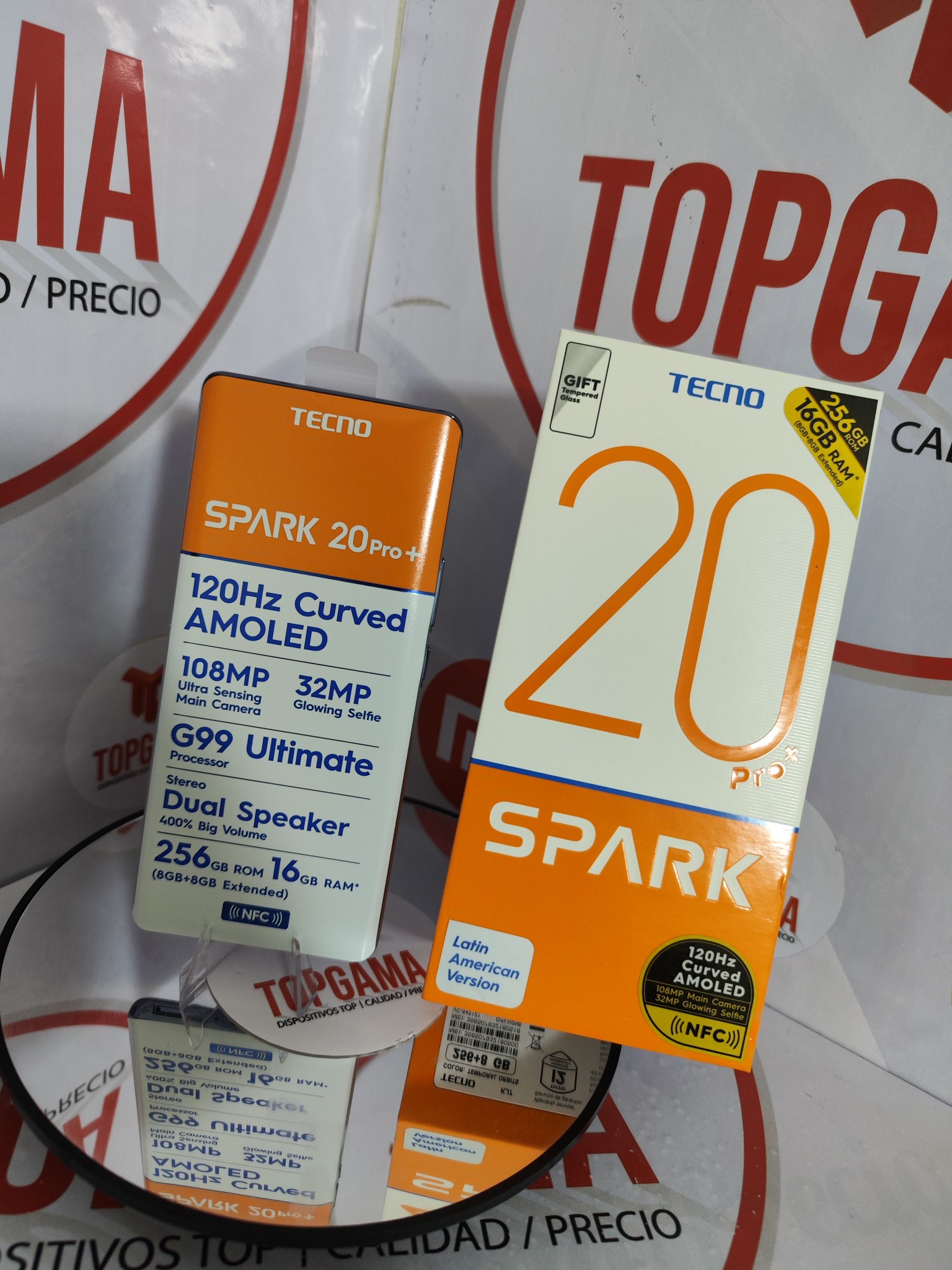 celulares y tabletas - TECNO SPARK 20 PRO PLUS, 8 GB + 256 GB 3