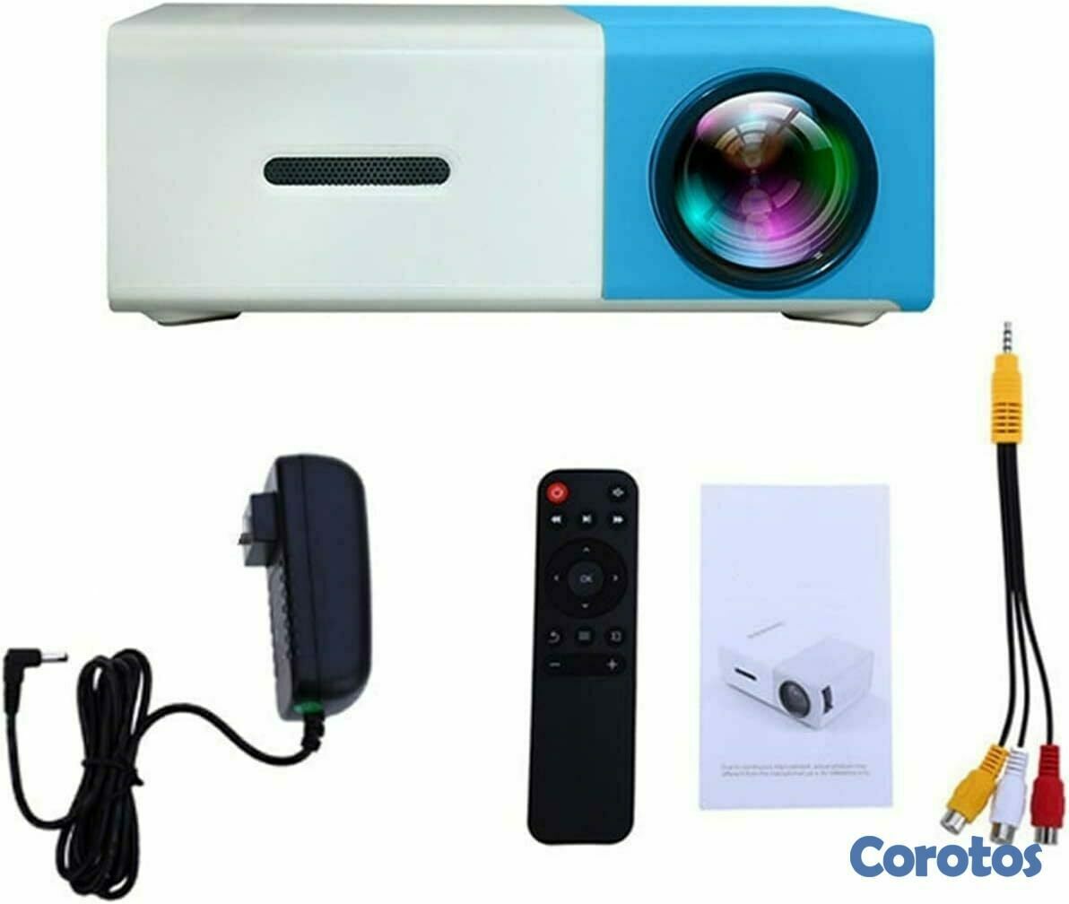 otros electronicos - Mini proyector led con salida HDMI  2