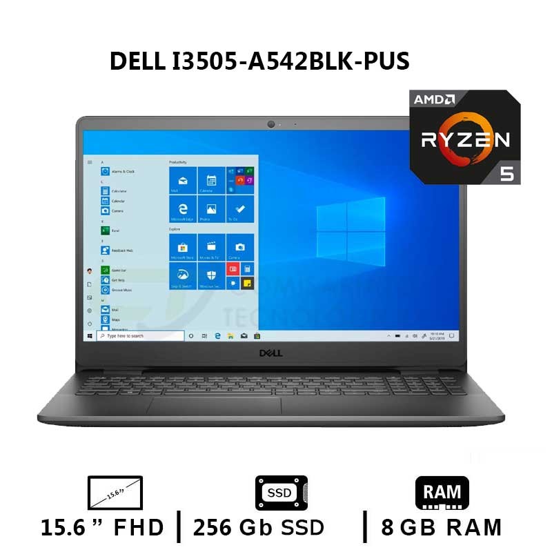 computadoras y laptops - Laptop Dell 15.6 FHD Touch Ryzen 5 3450U Ram 8GB Disco 256GB SSD Wind 11 SELLADA
