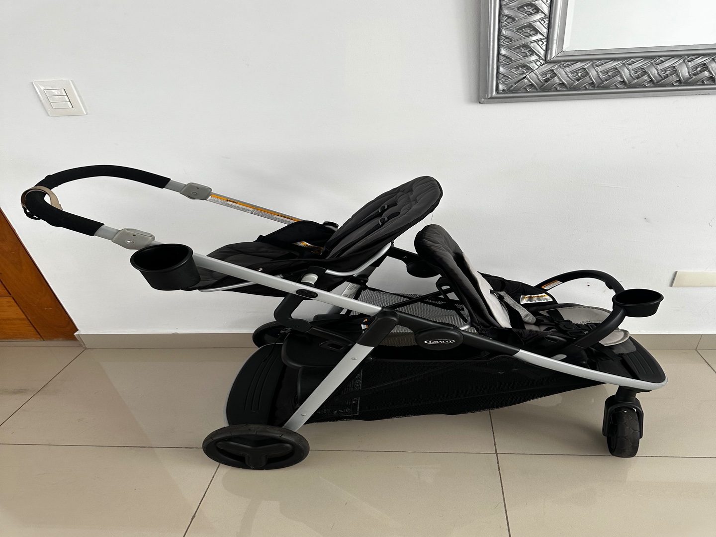 coches y sillas - Coche doble para bebés (mellizos/gemelos)  2