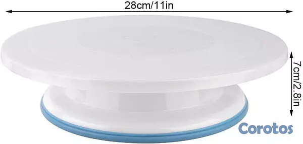 cocina - Base giratoria para bizcocho 360° – Decoración fác 2