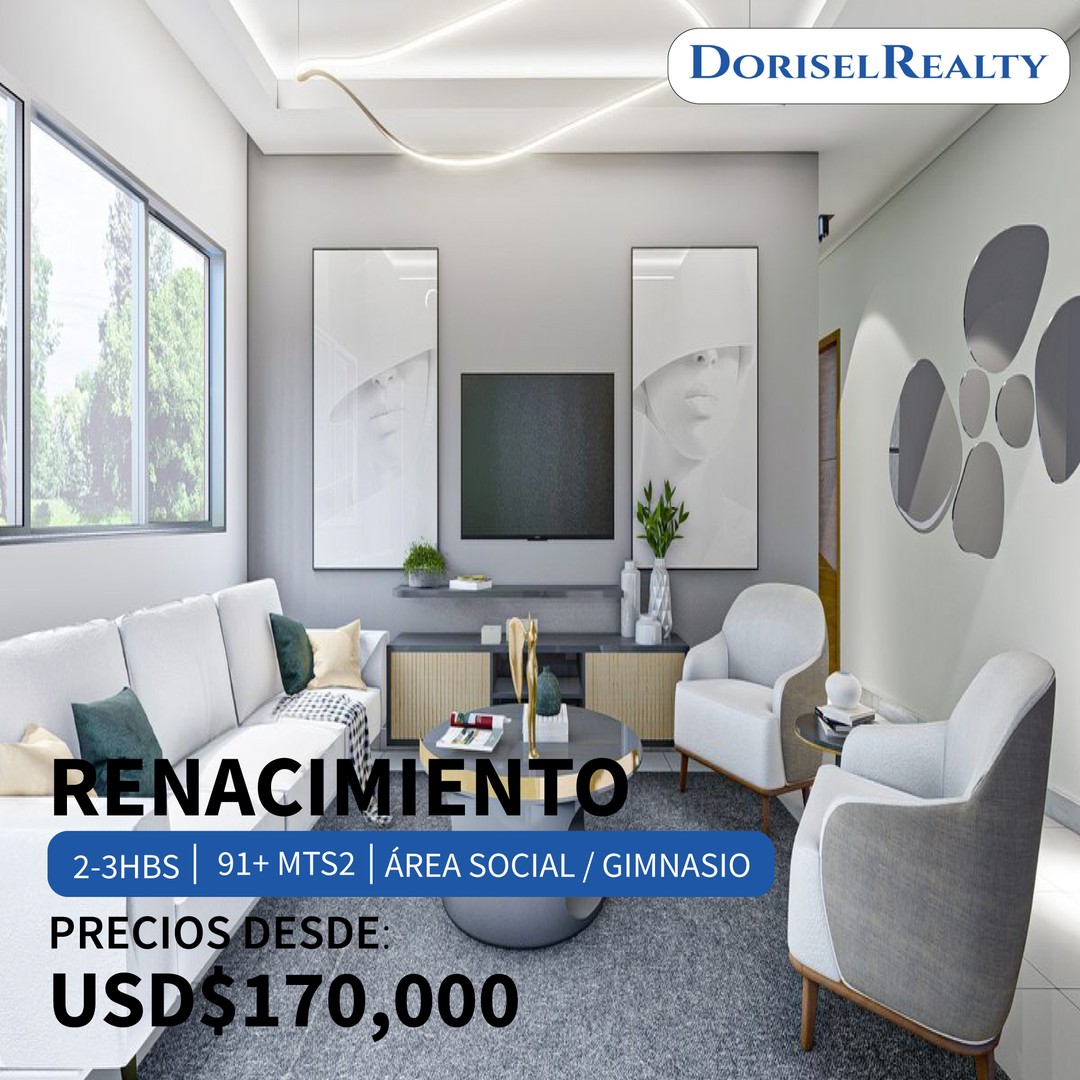 apartamentos - VENTA DE APARTAMENTOS EN PROYECTO UBICADO EN SECTOR RENACIMIENTO