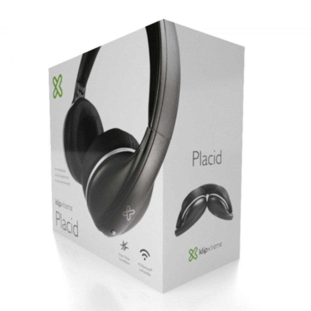 computadoras y laptops - AUDIFONO CON MICROFONO KLIPX PLACID - BLUETOOTH - CANCELACION DE RUIDO ACTIVA  3