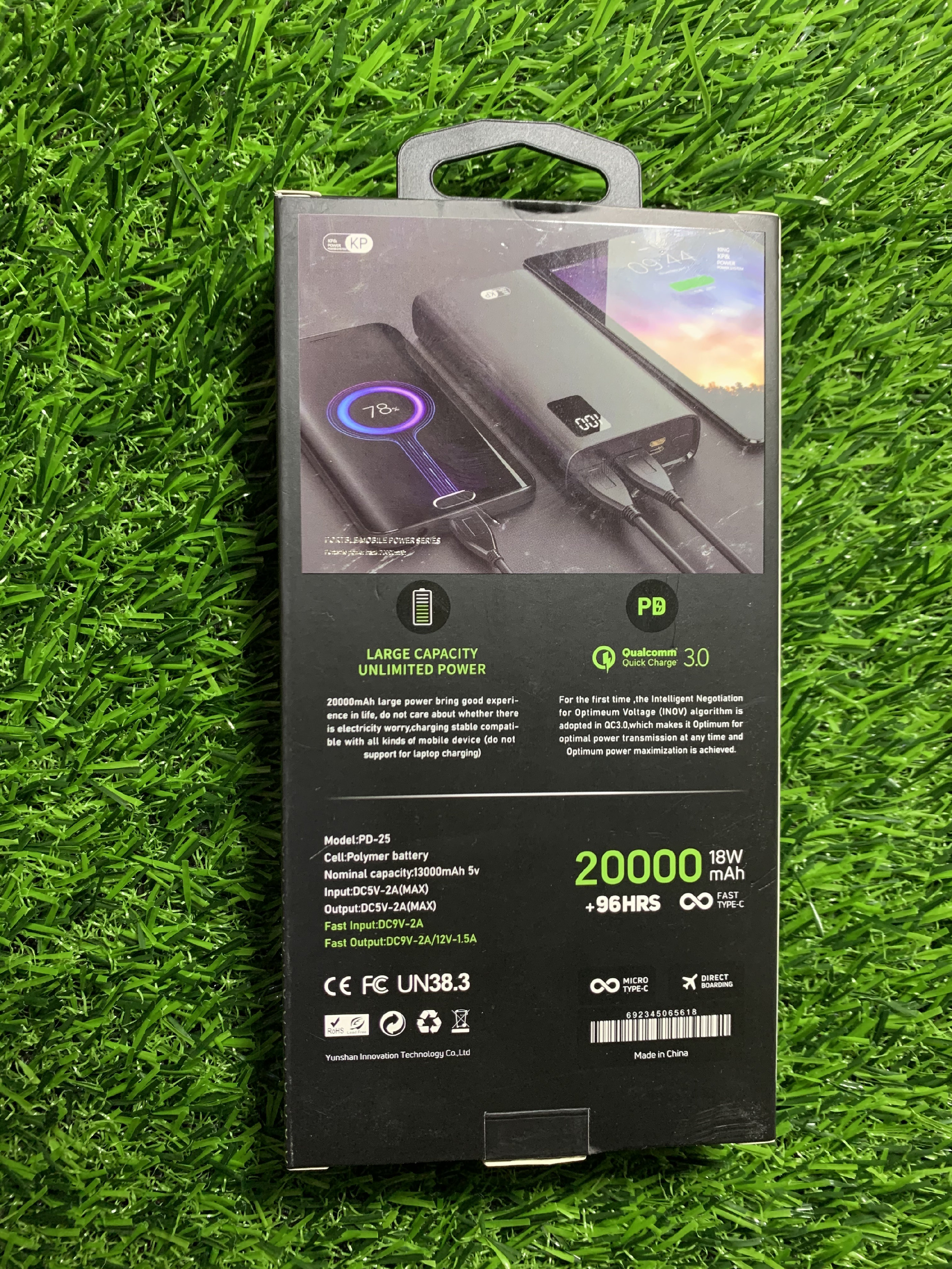 celulares y tabletas - cargador portátil KP 20000 mah  3