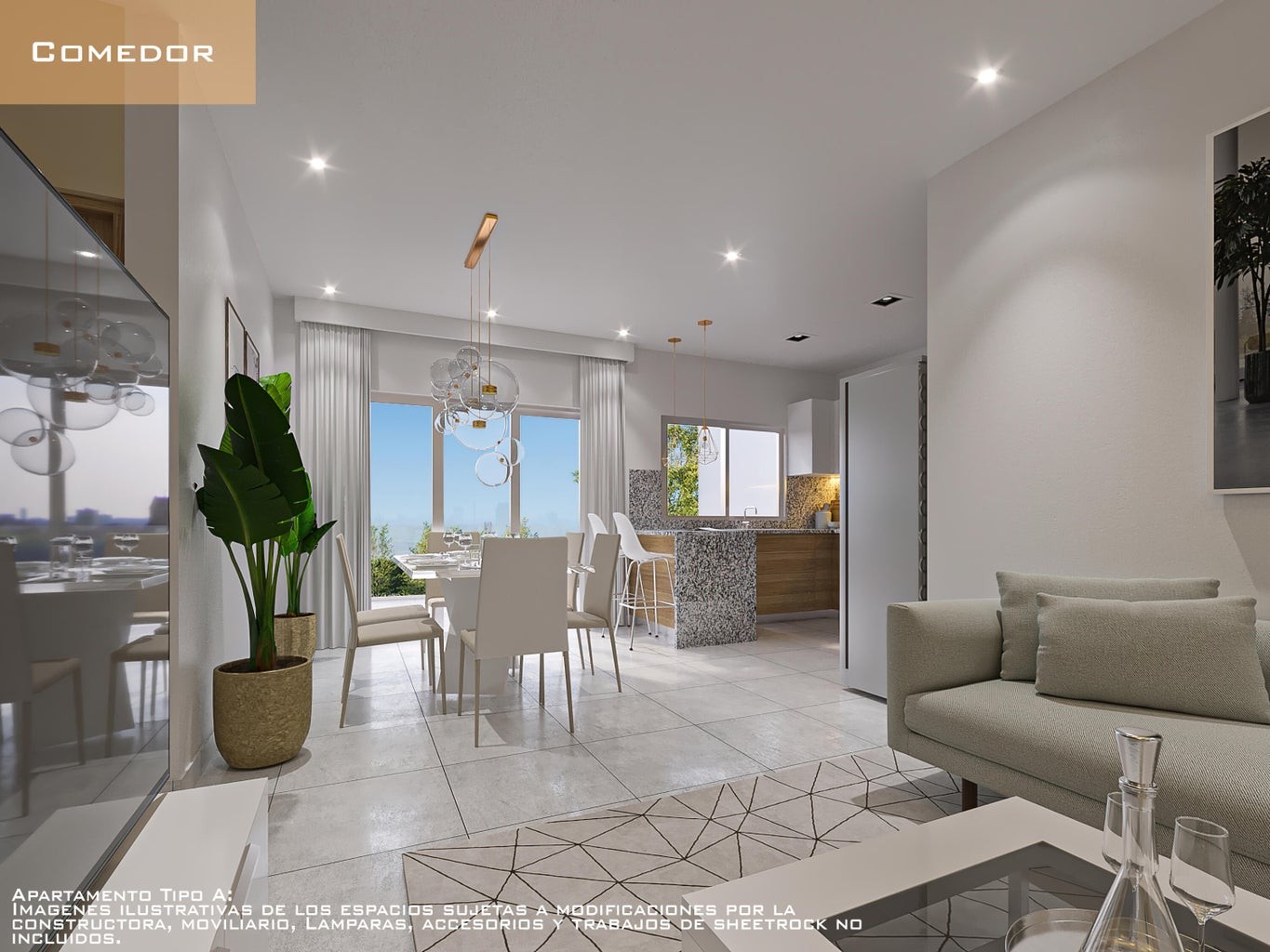 apartamentos - Exclusivo Proyecto en Zona El Cacique, Apartamentos de 1 y 2 habitaciones 5