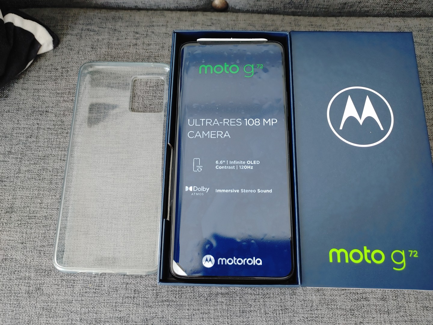 celulares y tabletas - Motorola G72 nuevo en su caja de claro 2