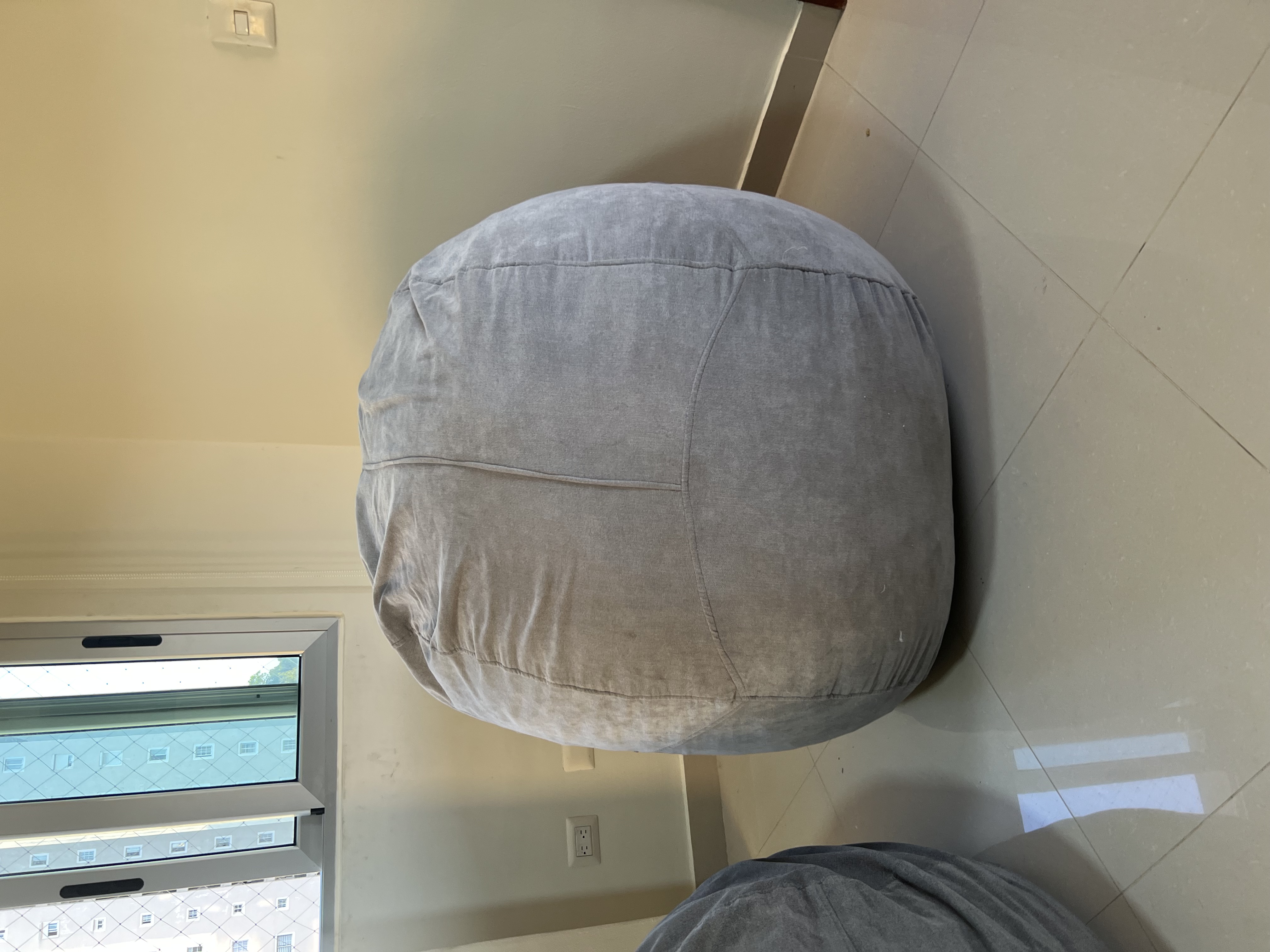 muebles y colchones - Puff grande super comodo