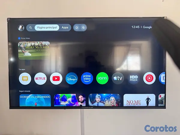tv - Smart TV Tecnomaster 50" Google TV – ¡Como Nuevo con plásticos!
 2