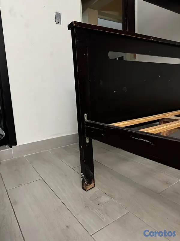 muebles y colchones - Combo de Camas: Camarote Queen/Twin + Cama Twin con Colchón | Espejo GRATIS 6