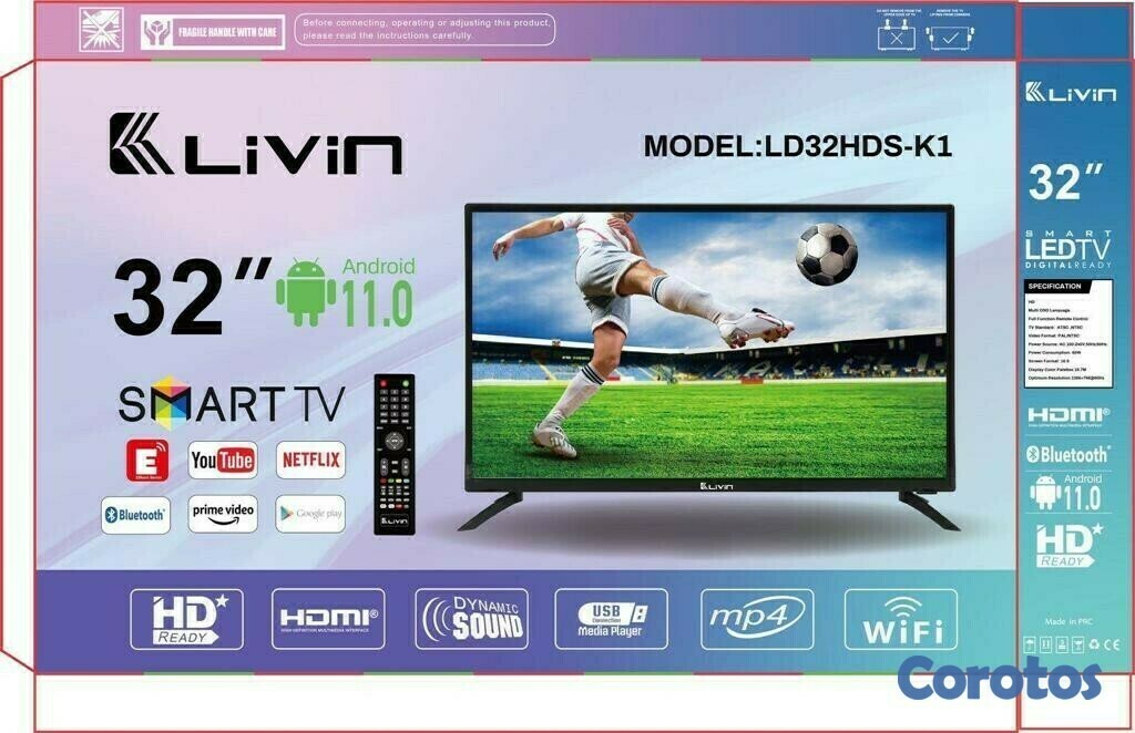 tv - Televisor smart de 32 pulgadas livin Full HD.