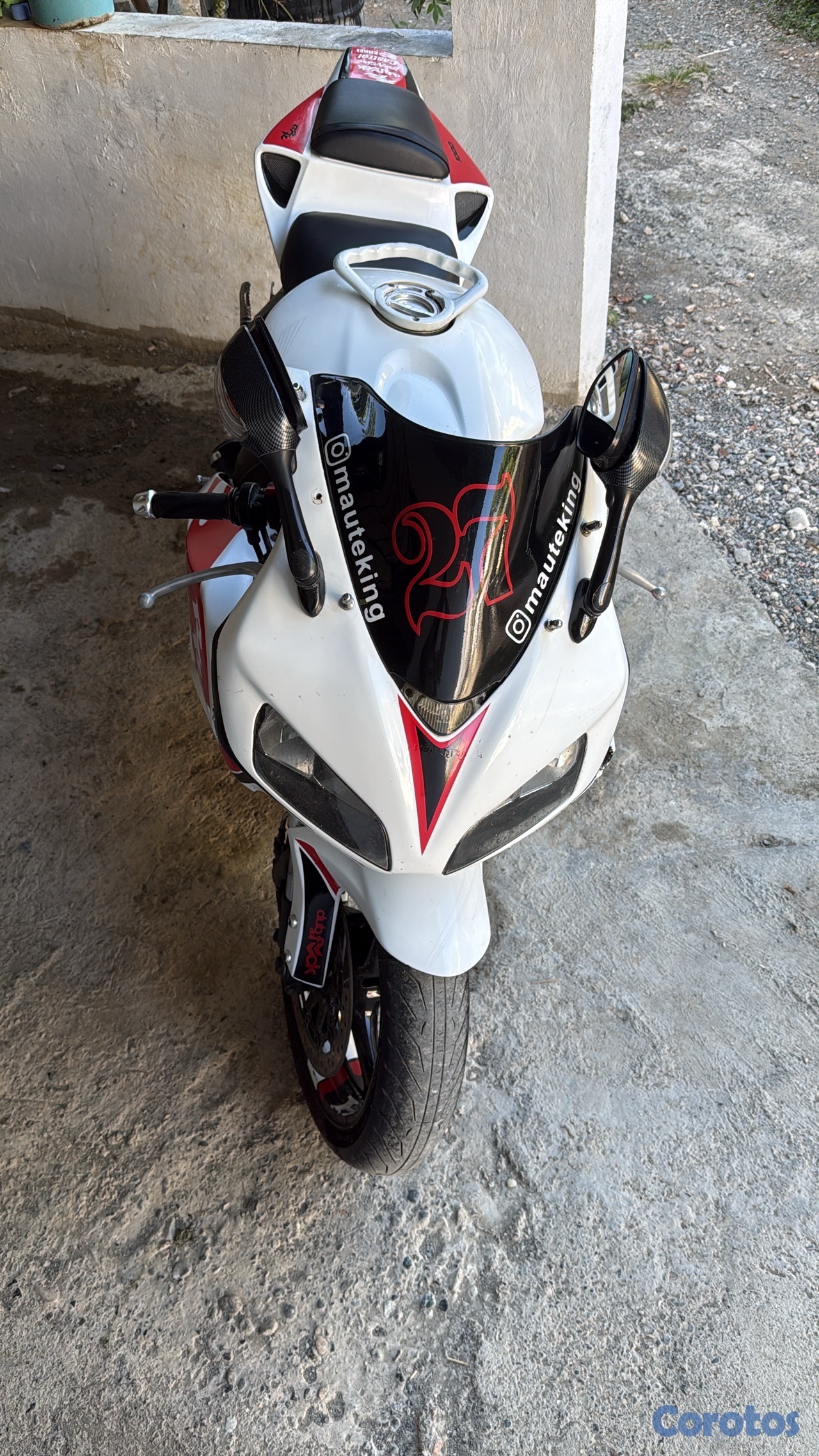 motores y pasolas - honda cbr 1000rr 2006 blanca  3