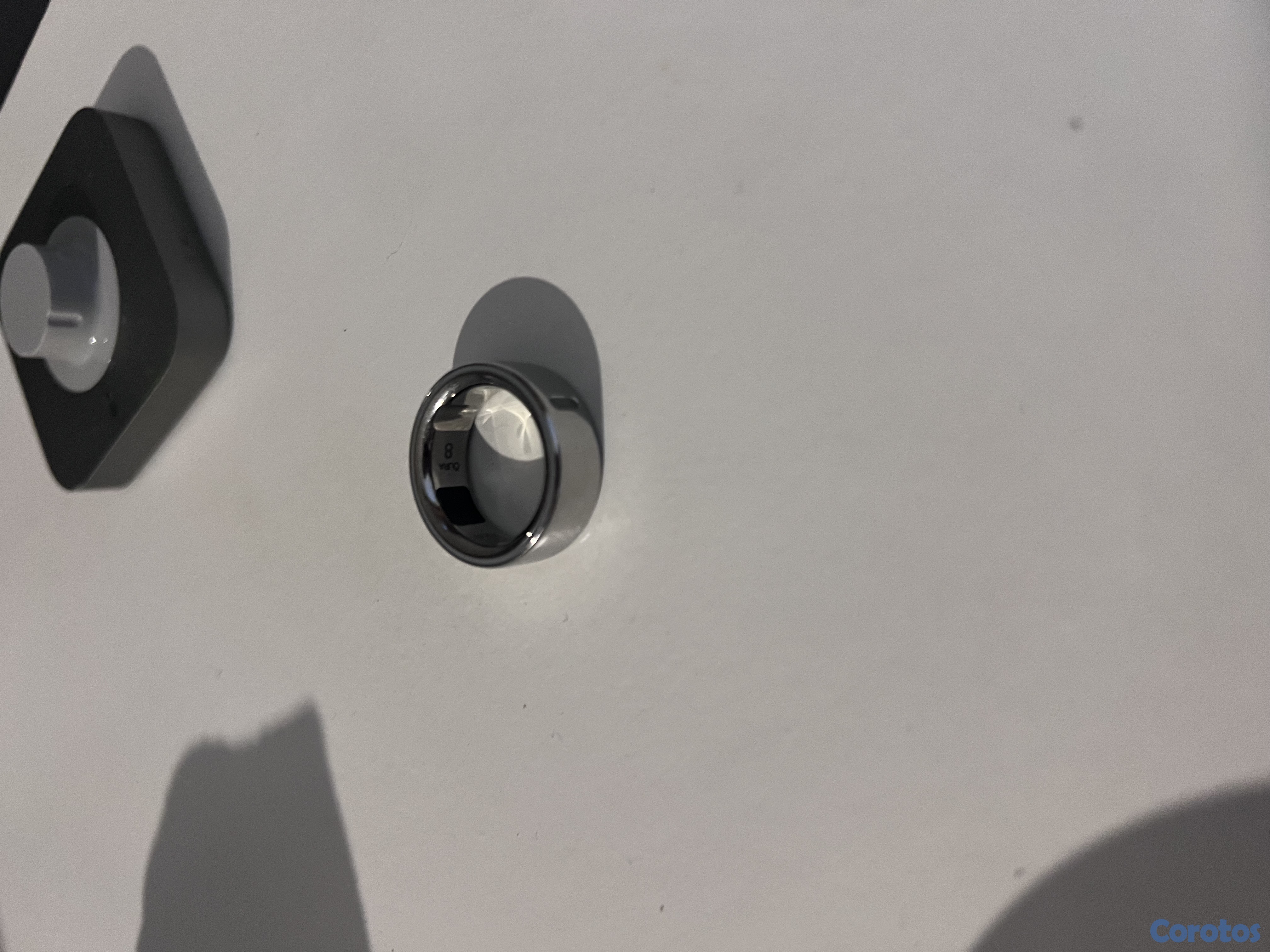 otros electronicos - Oura Ring Gen4 Silver size 8 2