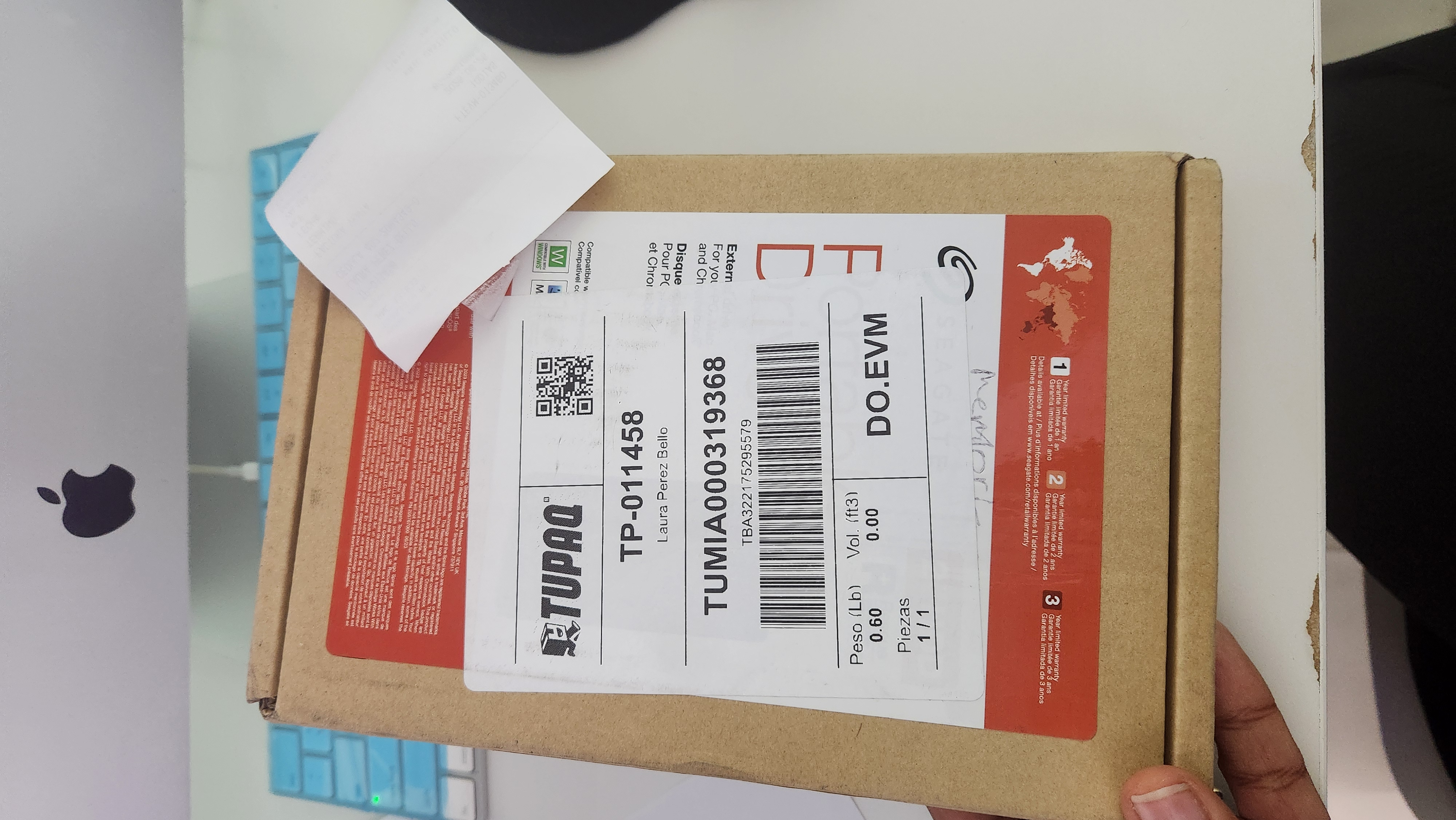 computadoras y laptops - Disco duro externo 2tB Nuevo Sellado en su caja 3