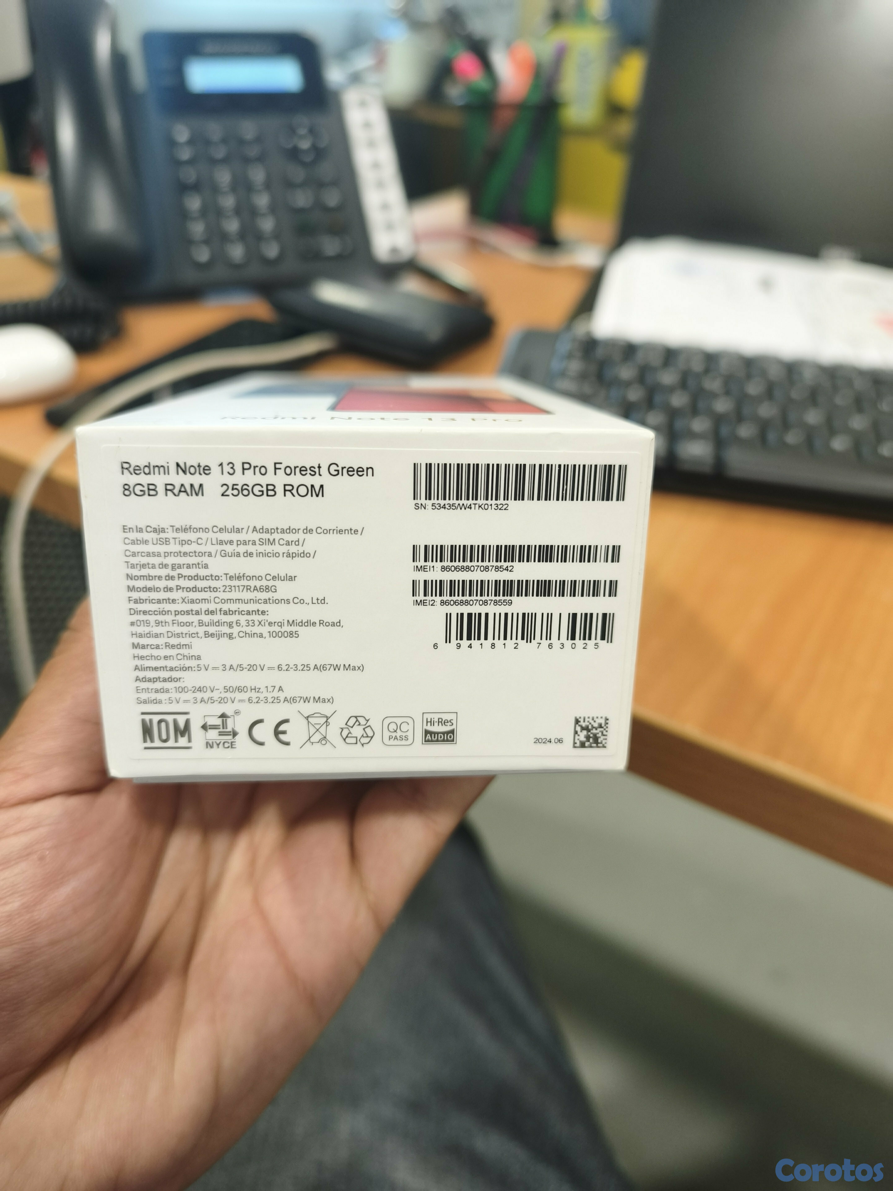 celulares y tabletas - Xiaomi Redmi Note 13 Pro (De CLARO)  2