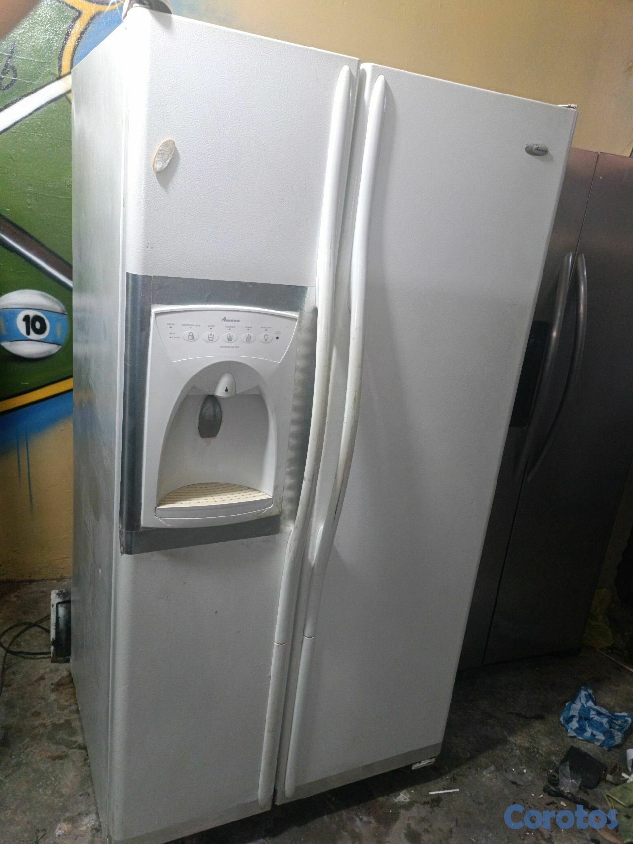 electrodomesticos - nevera grande blanca espaciosa 1