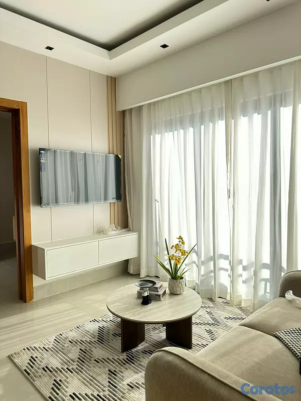 apartamentos - Apartamento Amoblado en Alquiler - 1 Hab + Estudio 5