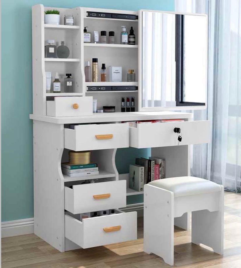 muebles y colchones - TOCADOR / VANITY / MESA DE MAQUILLAJE 2