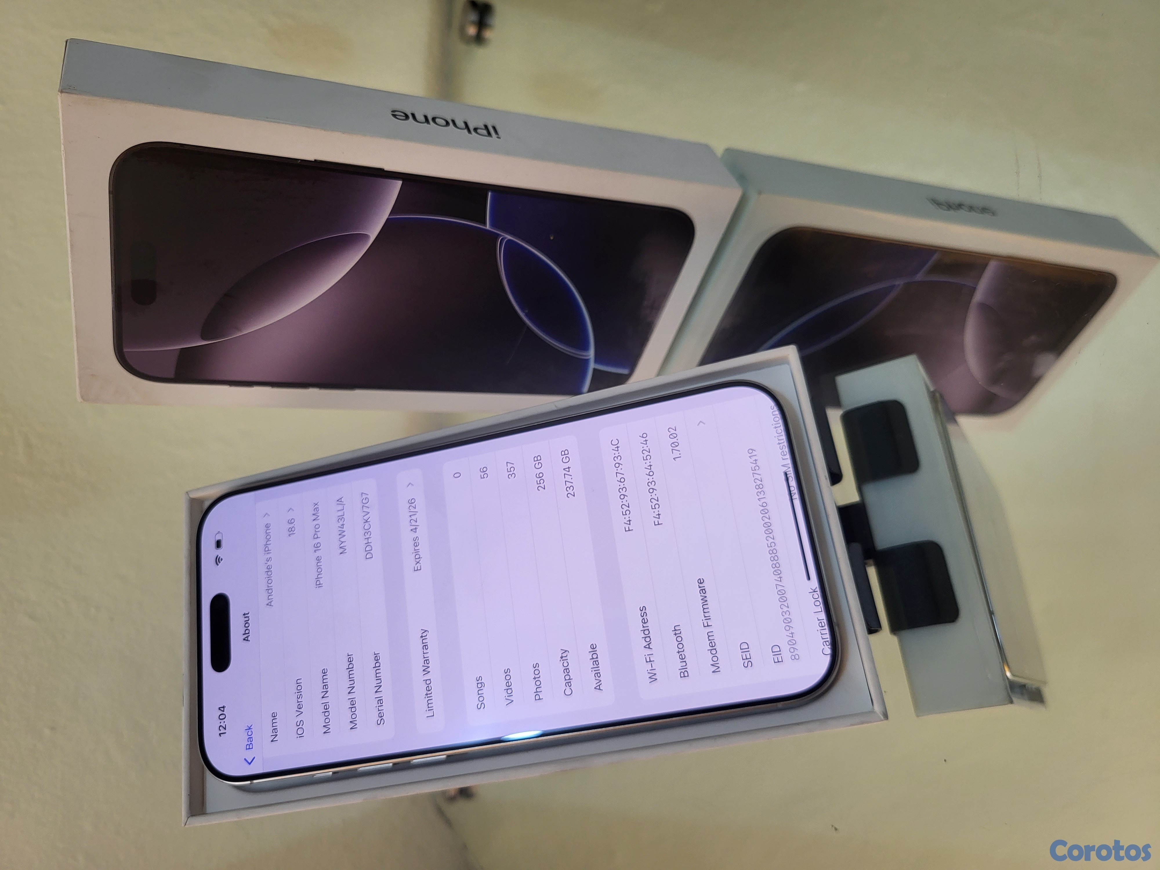 celulares y tabletas - Iphone 16 Pro Max Factory Unlock  4