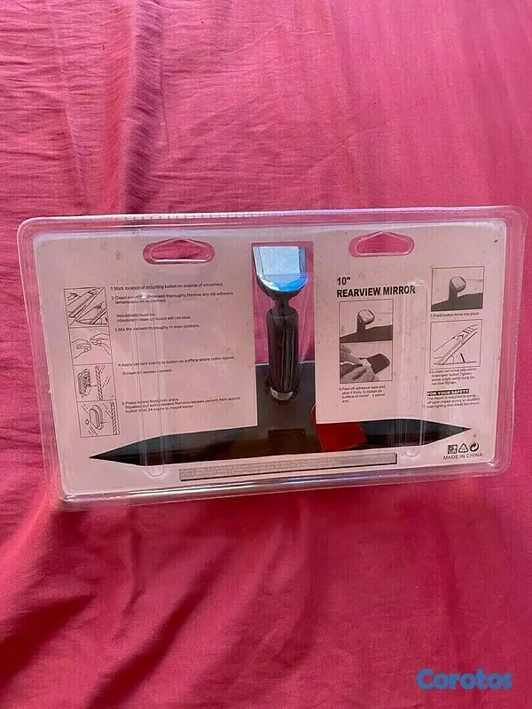 repuestos - Espejo Para Carro Con Adhesive ! Nuevo En Caja ! 4