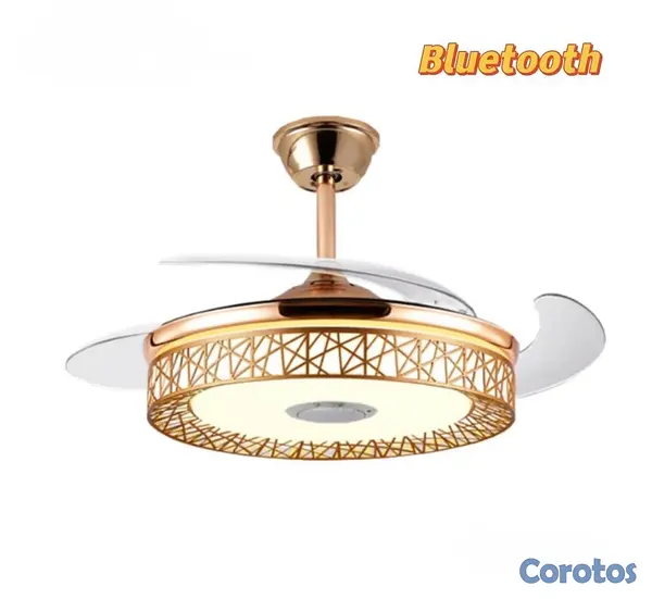 decoración y accesorios - Lampara con abanico de lujos  6
