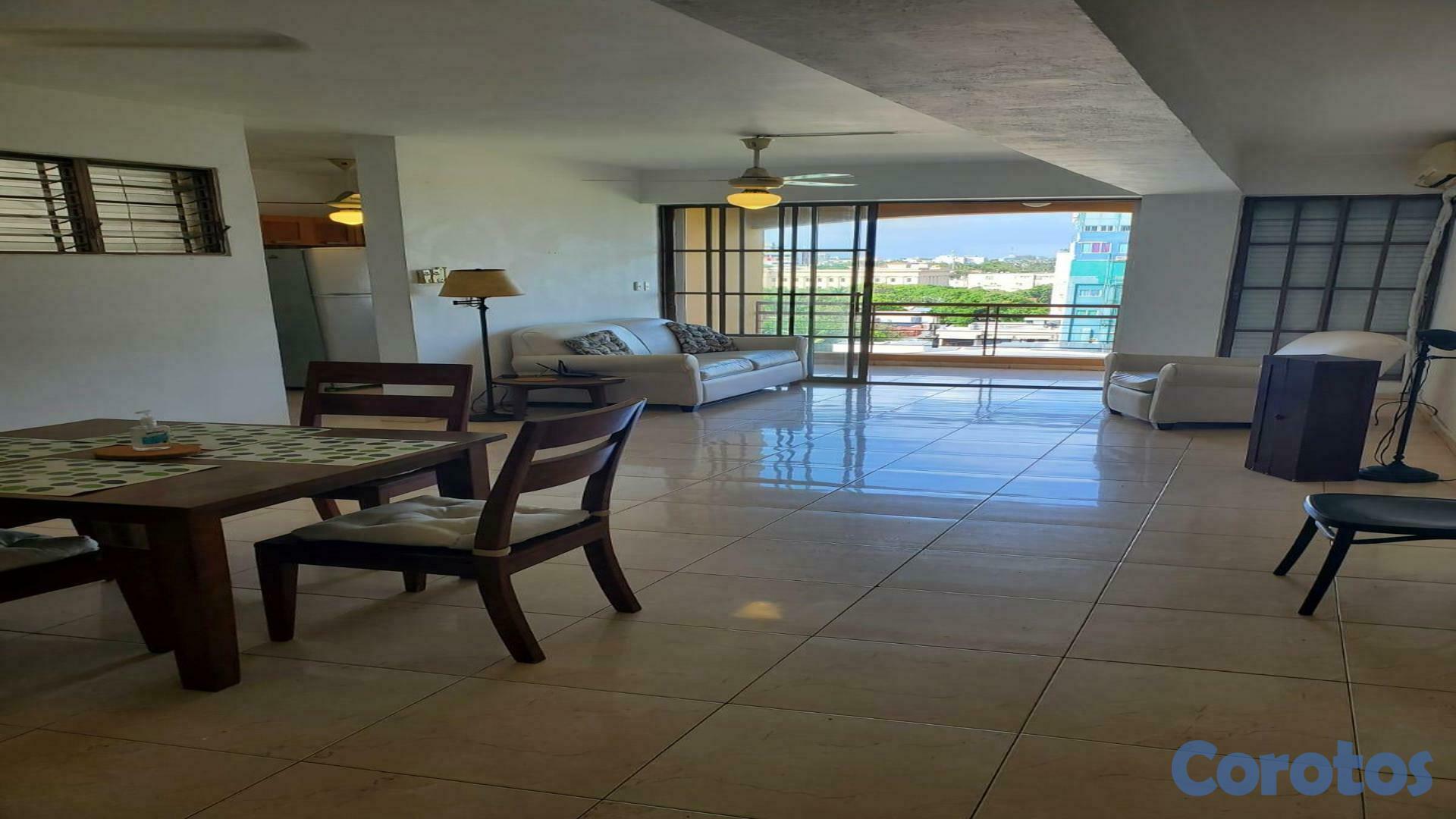 apartamentos - Apartamento Amueblado Con Vista al Mar Por La Zona Universitaria 1