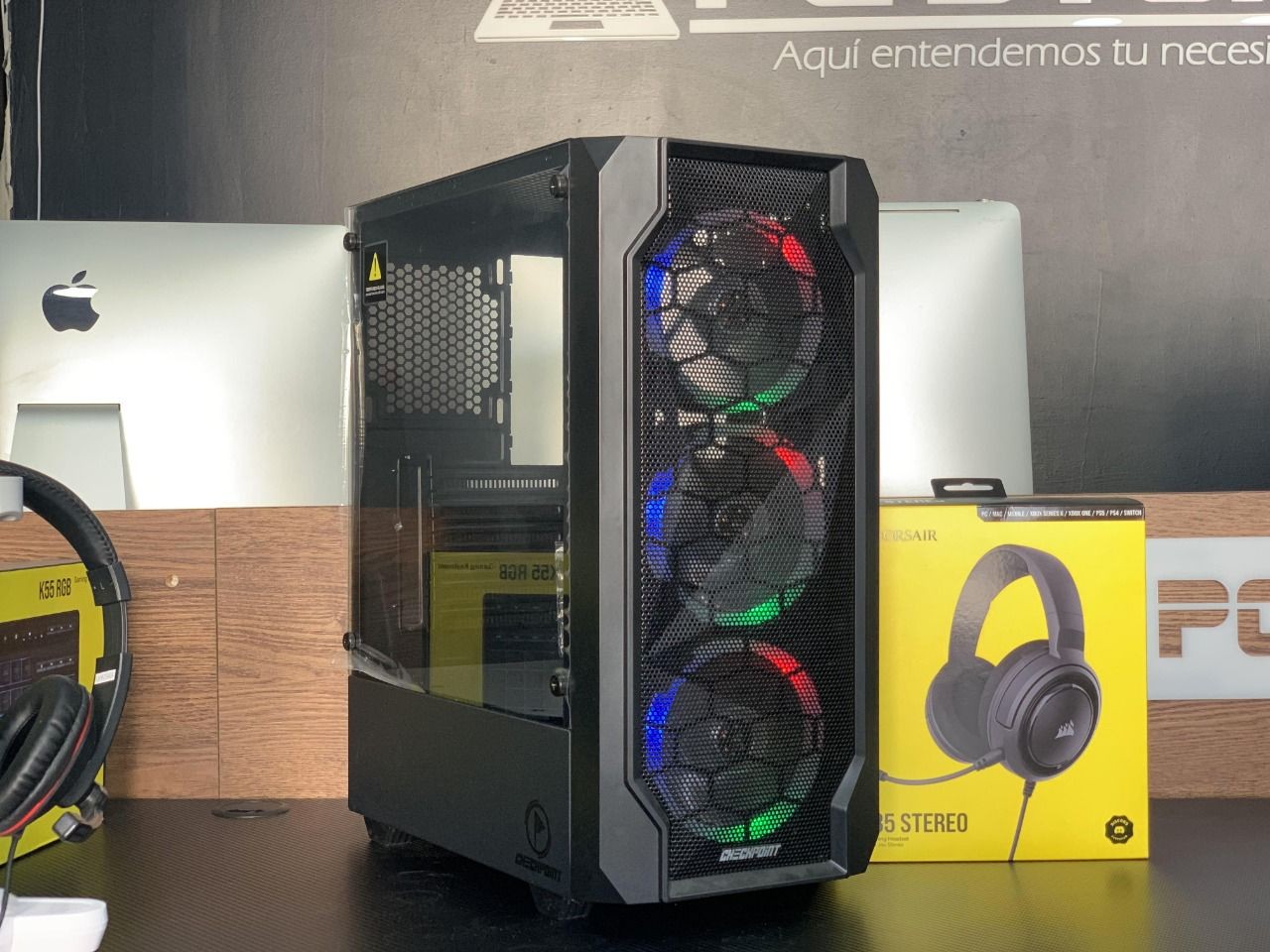 computadoras y laptops - Case ATX RGB, Tiras LED Y Ventiladores RGB Desde $2,900 6
