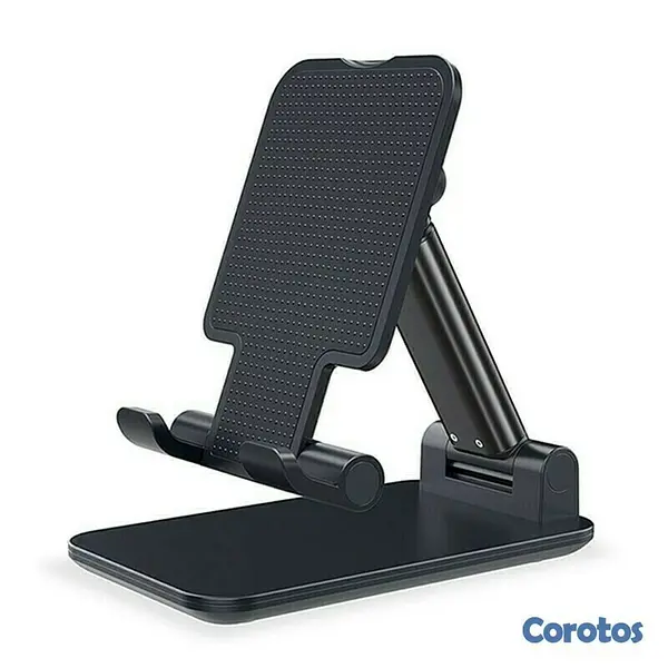 accesorios para electronica - Soporte de teléfono de metal ajustable y plegable para escritorio 3