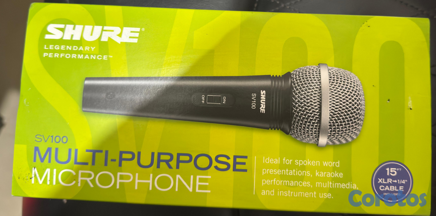 otros electronicos - Micrófono Shure SV100 