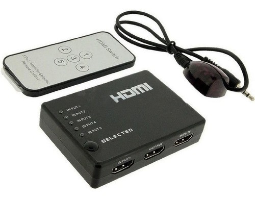 computadoras y laptops - SWITCH Venlogic HDMI 5x1 (Mod. DY705)1080p, control remoto