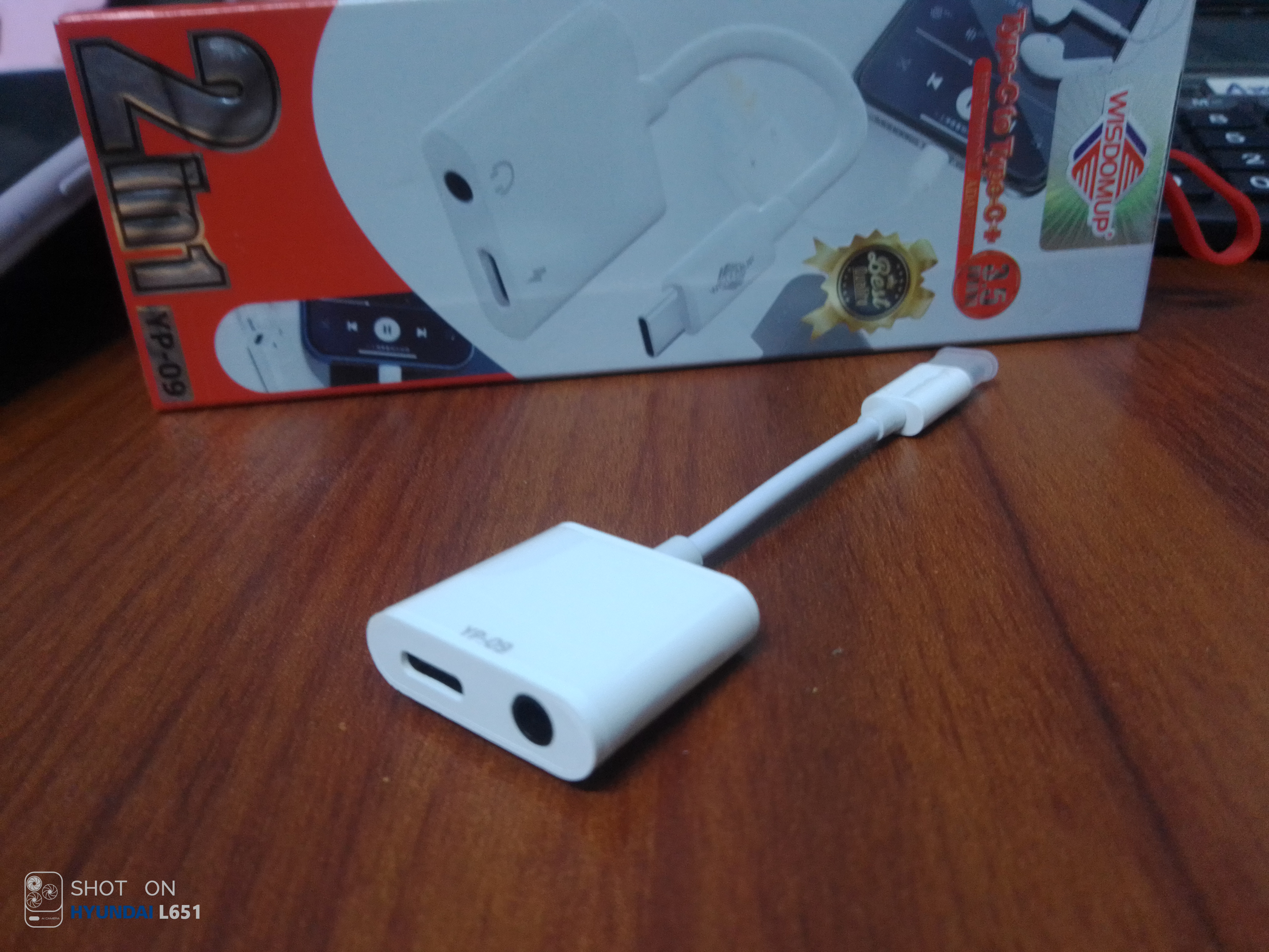 accesorios para electronica - Adaptador de audio y carga tipo c 1