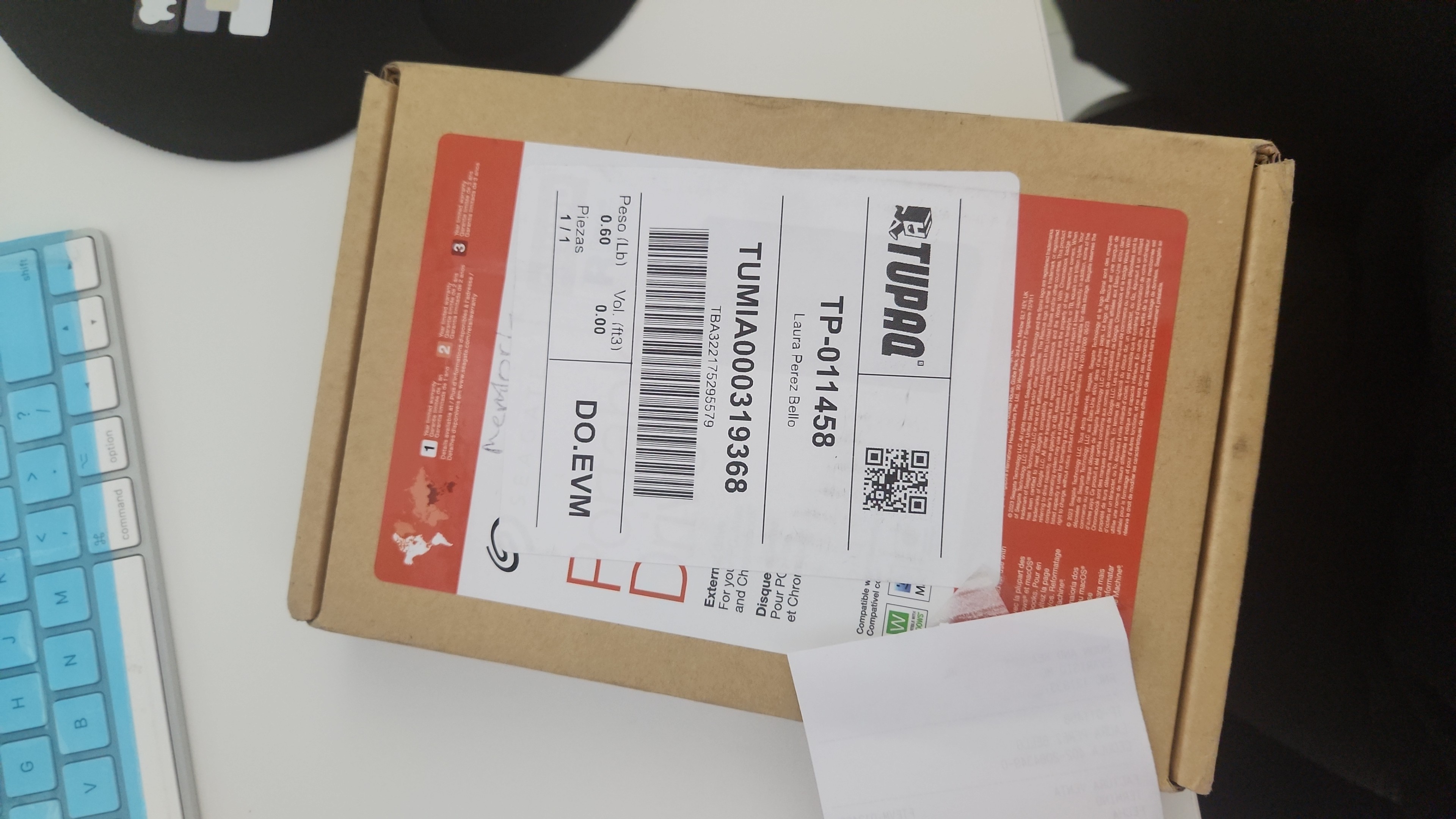 computadoras y laptops - Disco duro externo 2tB Nuevo Sellado en su caja 0