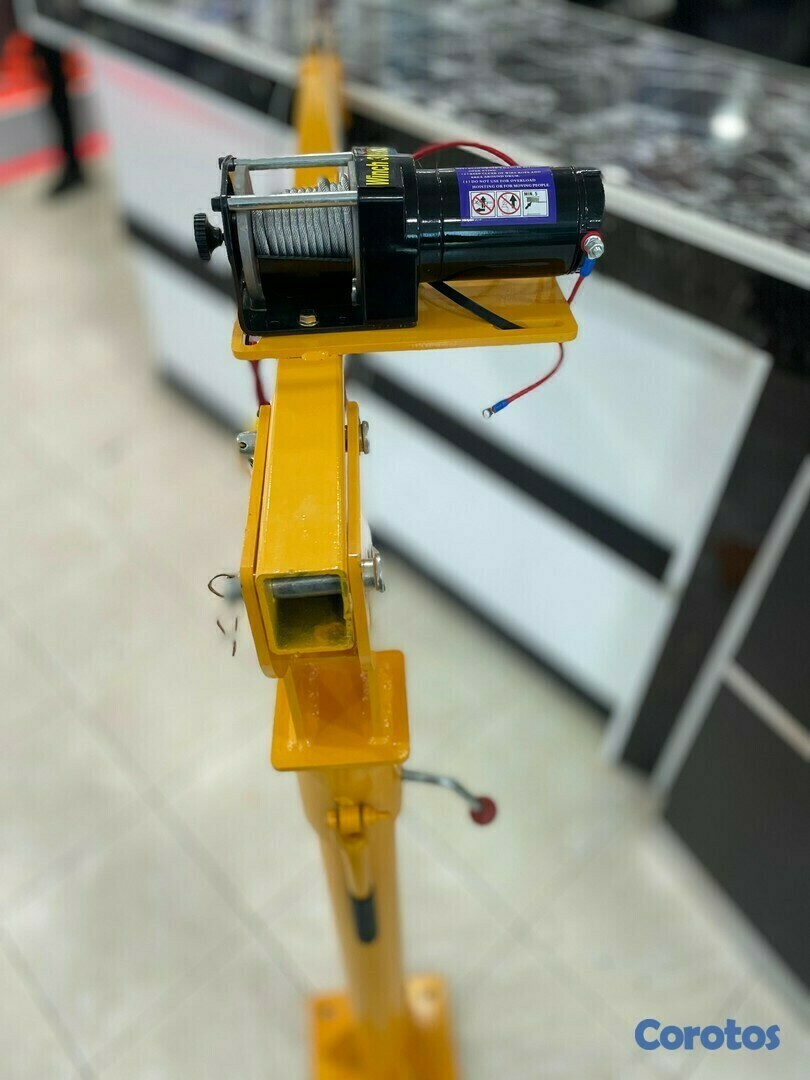 equipos profesionales - Grua montacargas electrica giratoria de 3000lbs 4