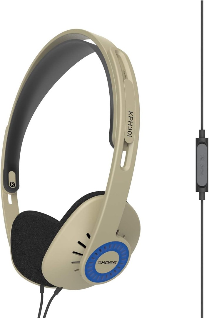 camaras y audio - Koss KPH30i Auriculares On Ear con micrófono n línea, control táctil  jack 3.5mm 5