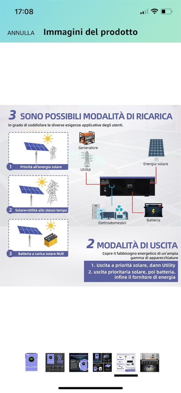 plantas e inversores - Lampione solare 300 /inverter panel solar  4