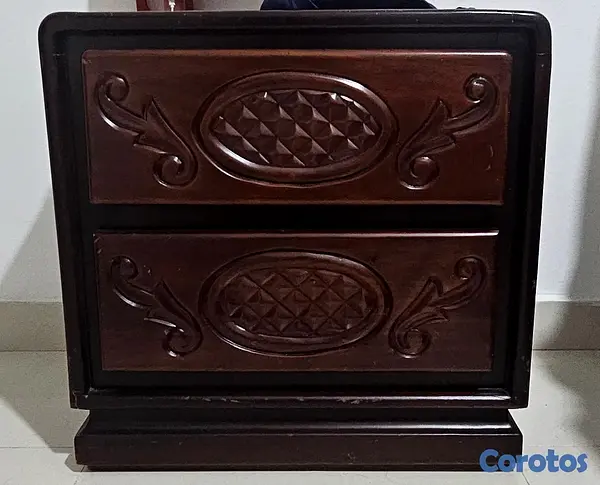 muebles y colchones - Juego de habitación en Caoba Centenaria  5