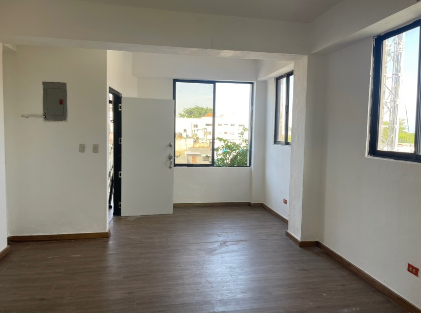apartamentos - Alquiler Apartamento de 2 Habitaciones Sin Amueblar, Gazcue, Santo Domingo