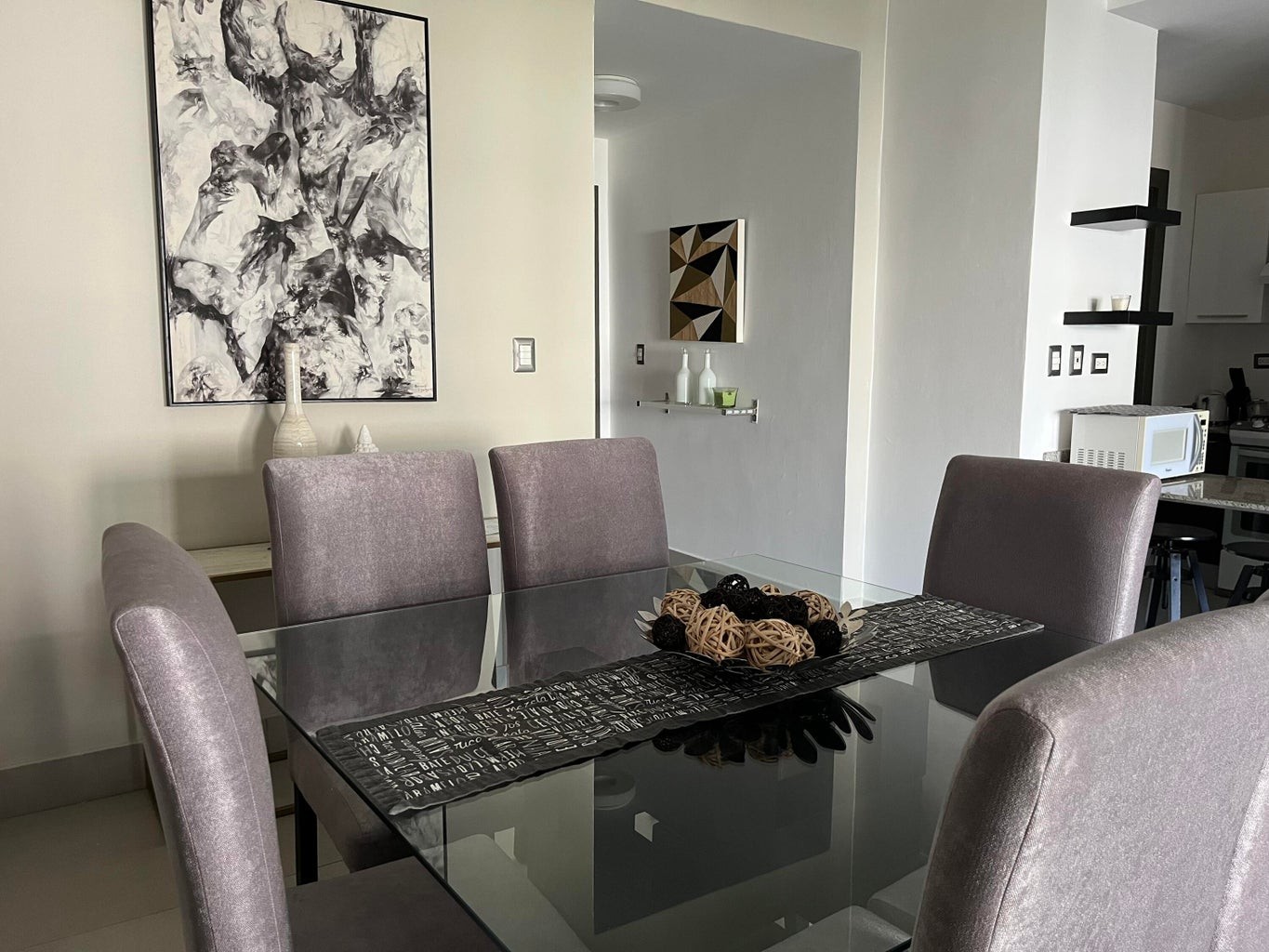 apartamentos - Alquiler Piantini Hermoso Apartamento equipado totalmente de Dos Habitaciones  2