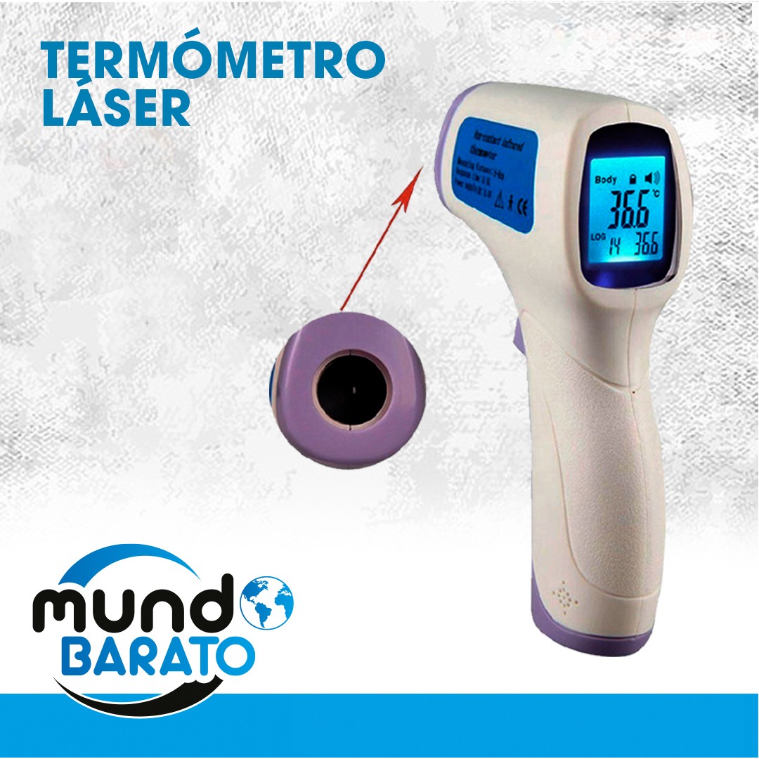 salud y belleza - Termómetro Infrarrojo Digital Laser Para Adultos y Niños infrarojo
