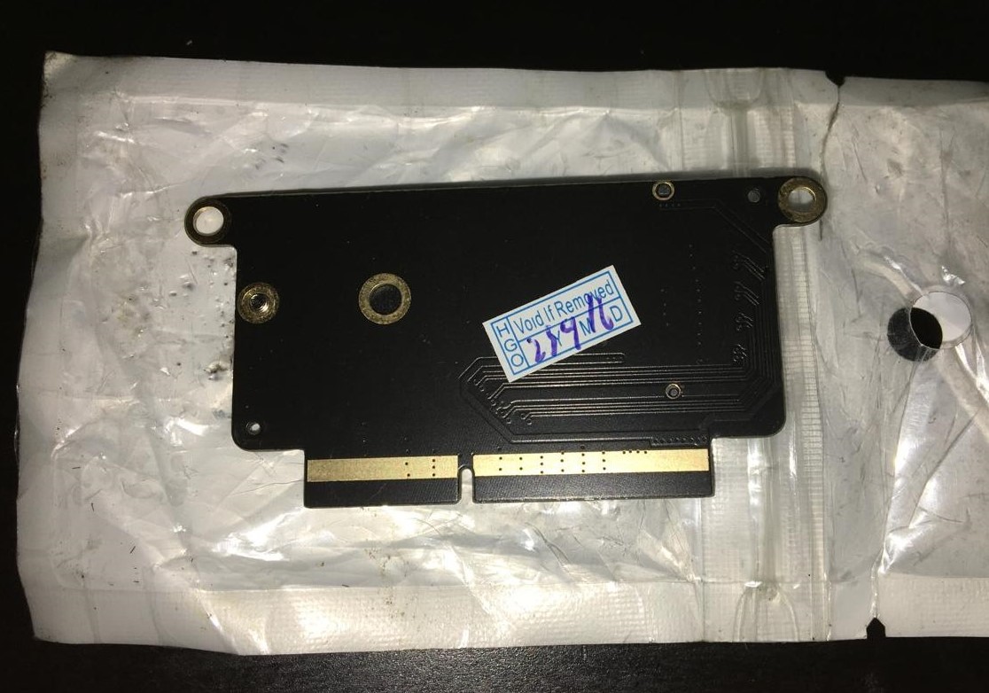 computadoras y laptops - Unidad de Disco Apple SSD 512 GB para MacBook Pro  3
