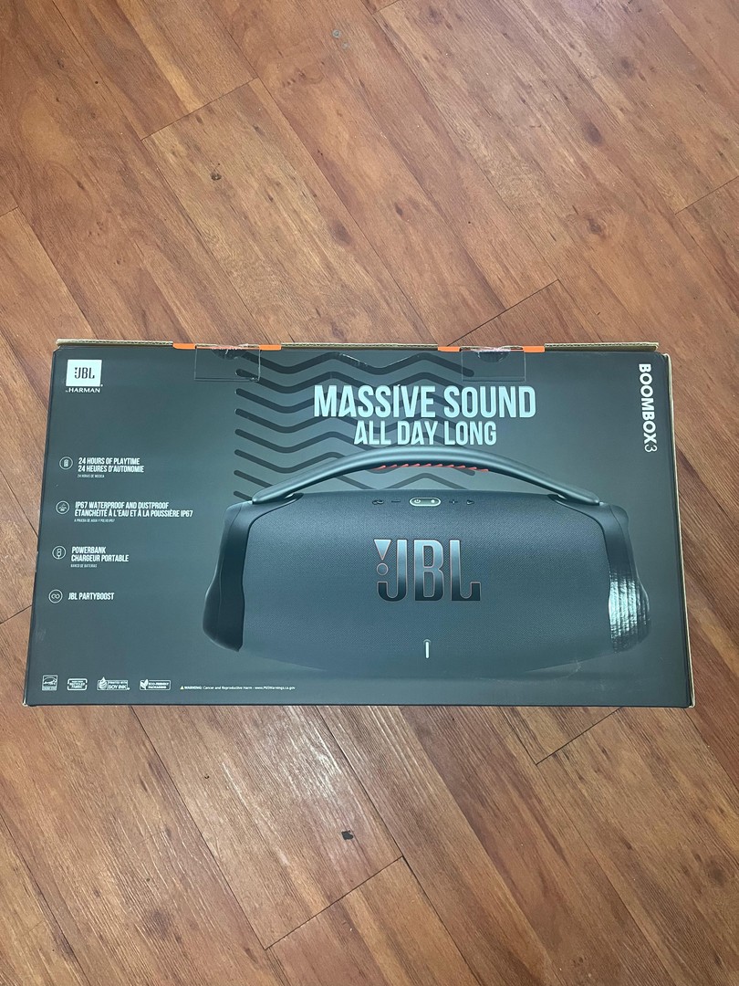 camaras y audio - BOCINA JBL BOOMBOX 3 ORIGINAL SELLADA  2