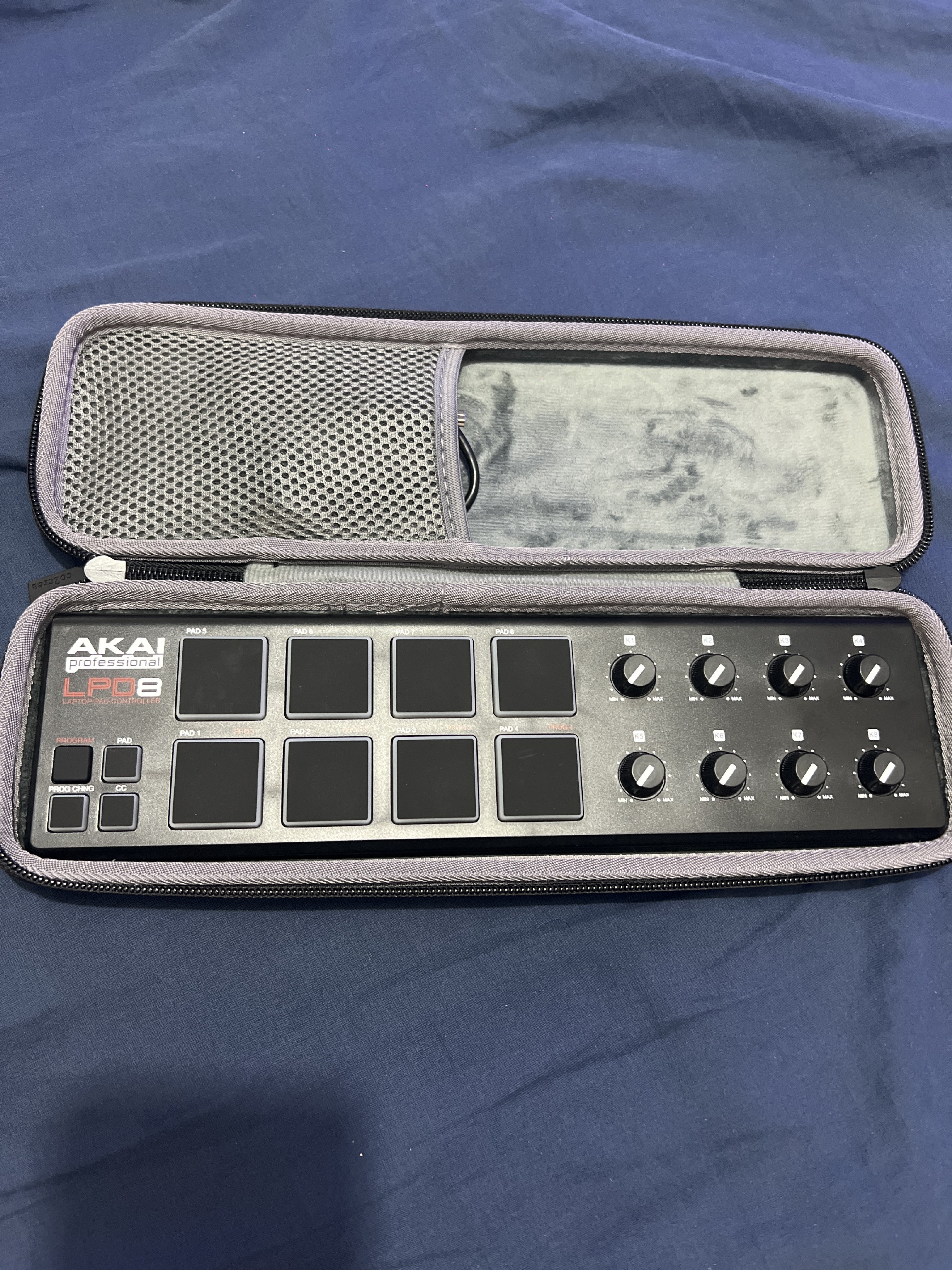 accesorios para electronica - AKAI Professional LPD8 - USB MIDI 8 Pads para laptops (Mac & PC),  0