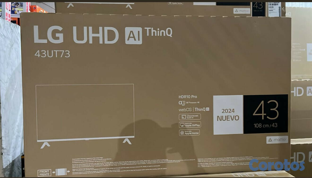 tv - SMART TV LG UT73 DE 43 PULGADAS UHD CON CONTROL MAGICO 2025 4K NUEVAS
