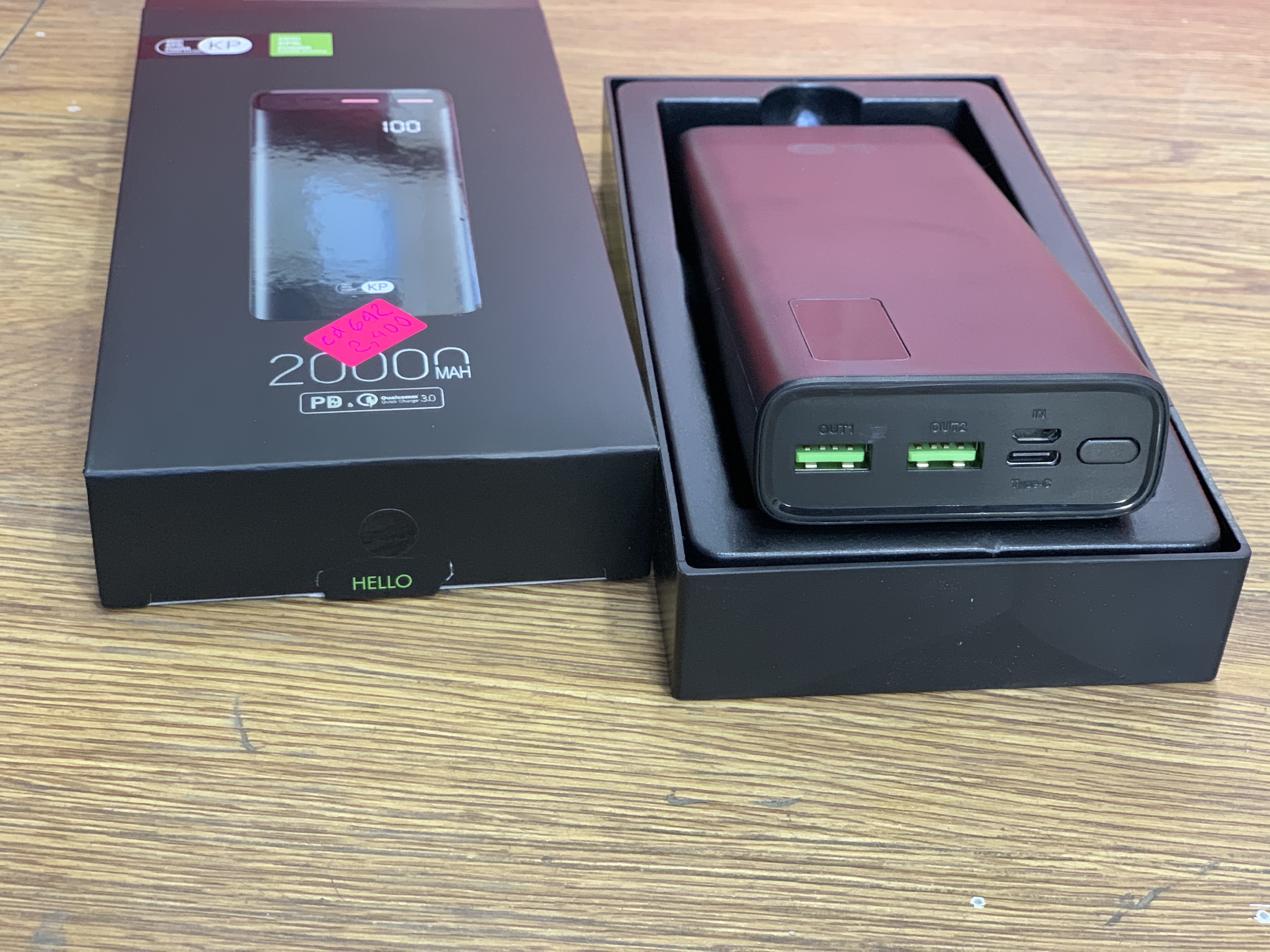 celulares y tabletas - cargador portátil KP 20000 mah  1