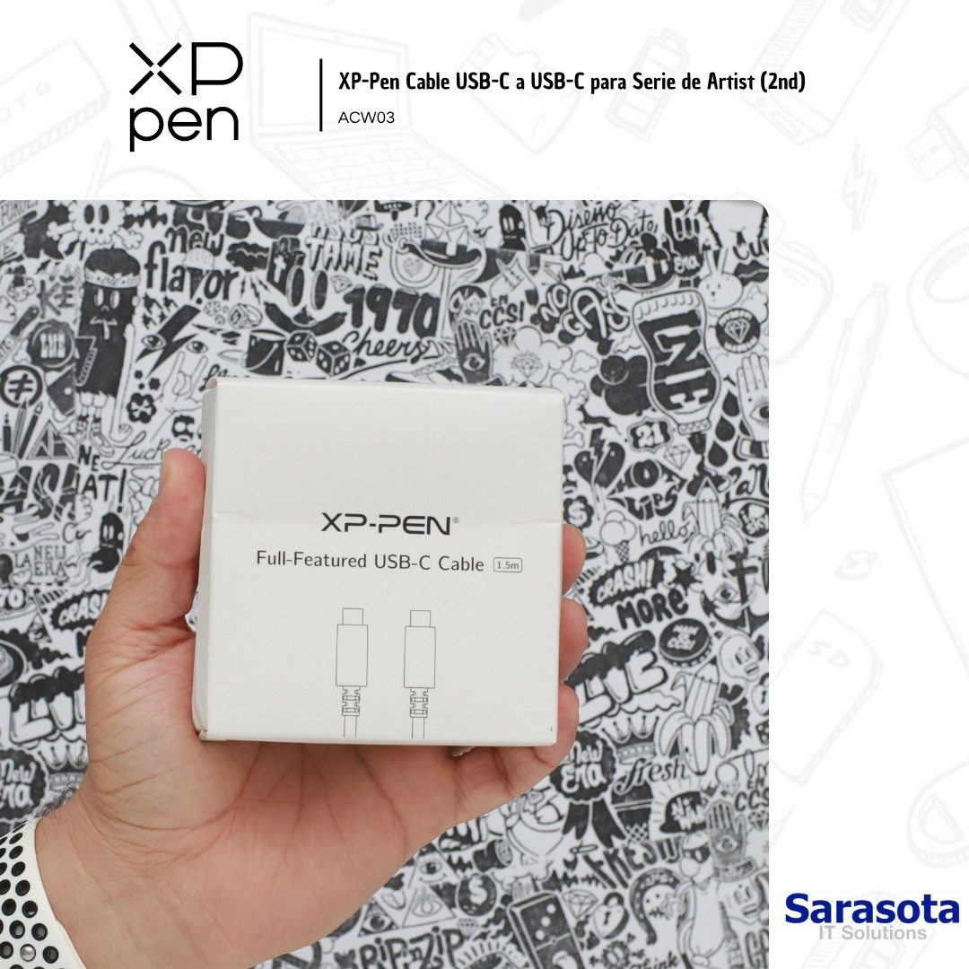 accesorios para electronica - XP-Pen Cable USB-C a USB-C,  Serie de Artist 2nd 1