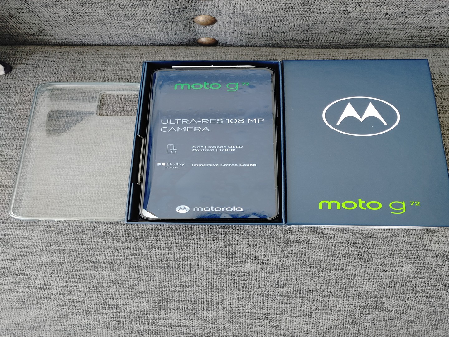 celulares y tabletas - Motorola G72 nuevo en su caja de claro