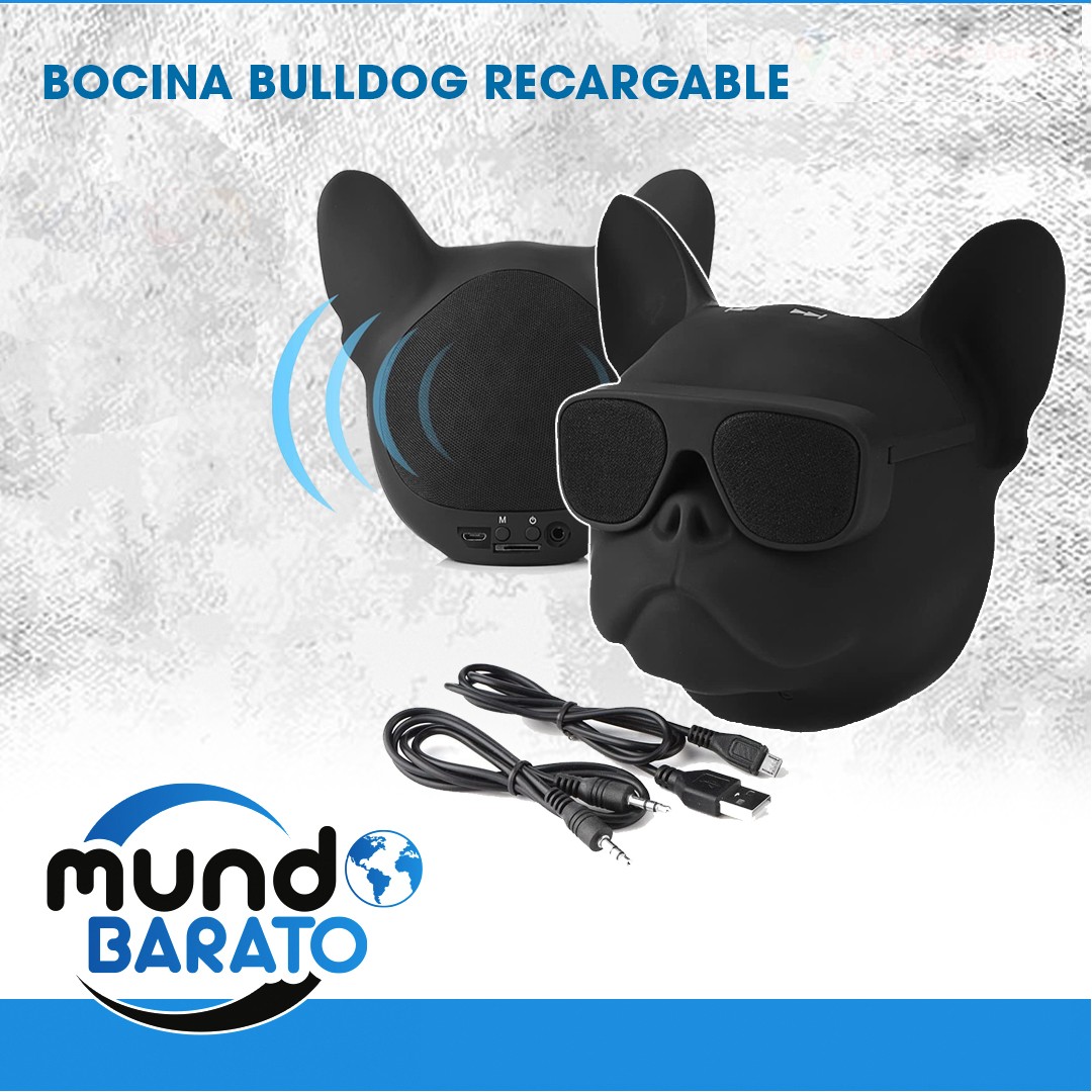 accesorios para electronica - Bocina Bulldog Altavoz inalámbrico HI-FI Recargable BLUETOOTH